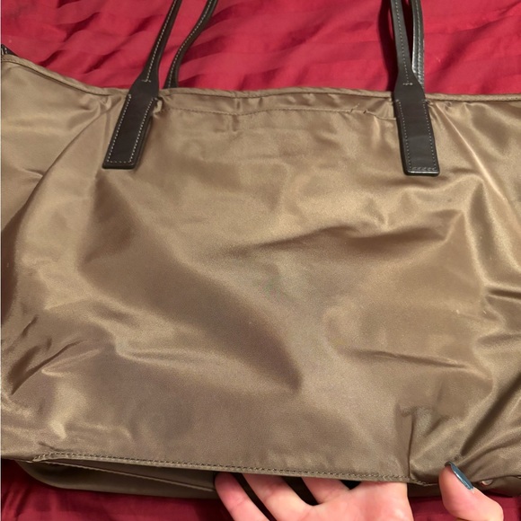 Tumi Olive Green Nylon Tote - Picture 6 of 13